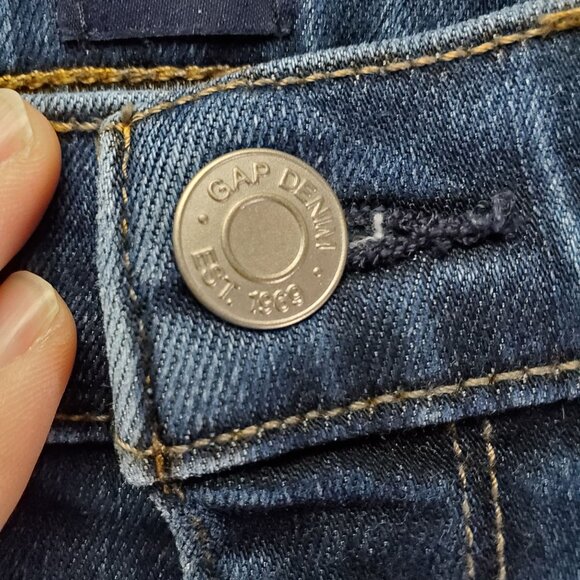 Gap Jeans Womens Size 29 Blue Soft True Rise Skinny Stretch Denim - Picture 9 of 11